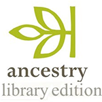 Ancestry Library Edition Logo Research and Catalogs Web Page